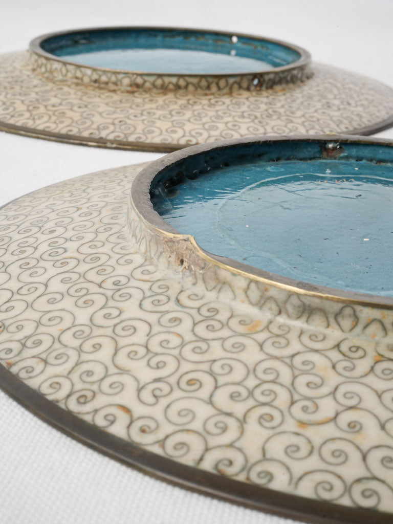 Skillfully crafted decorative plates