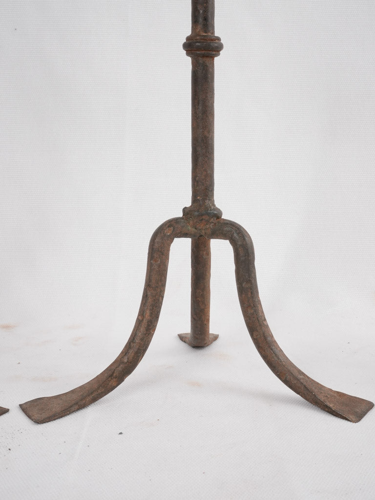 Elegant wrought iron base decor