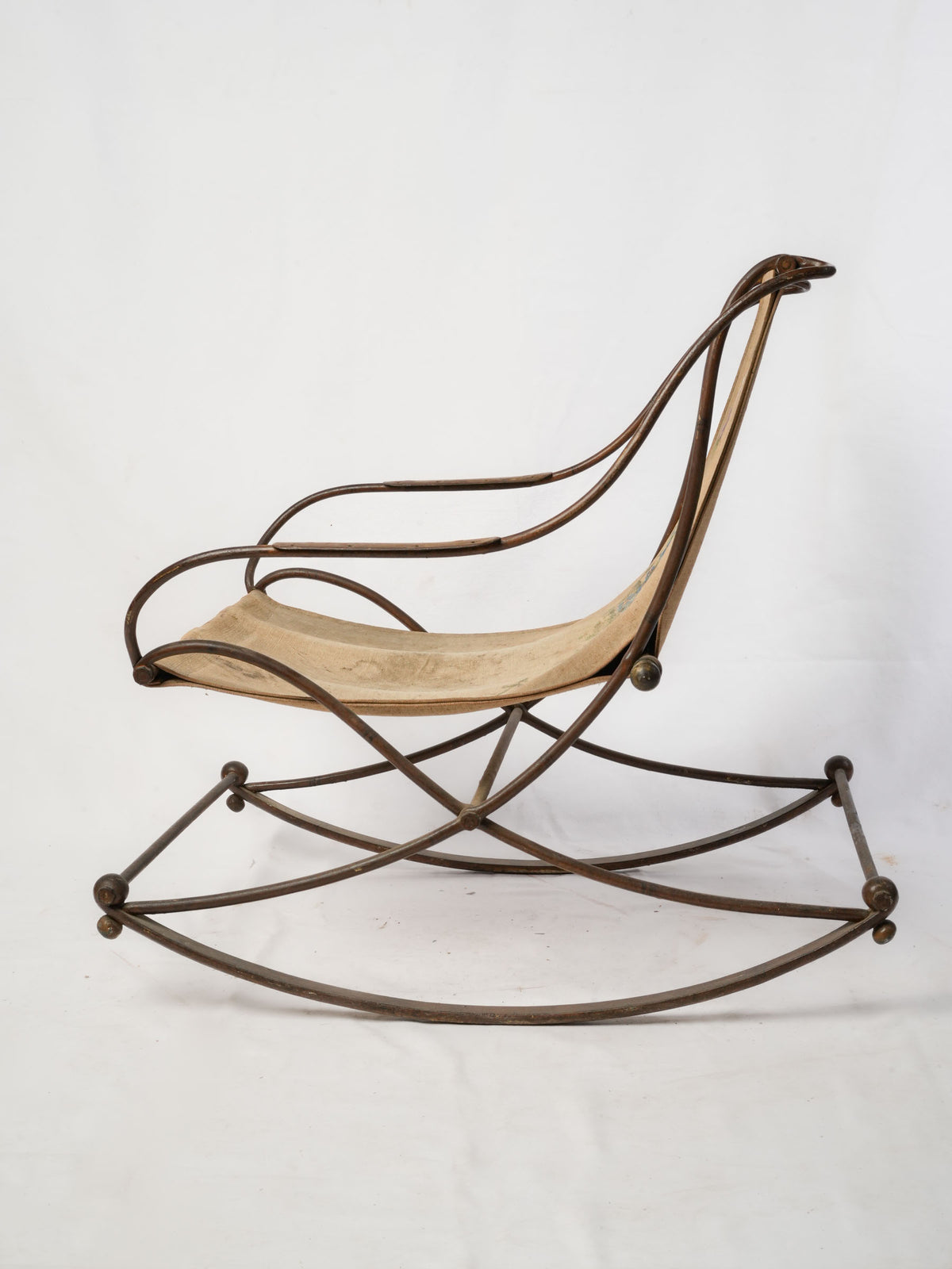 Weathered Belle Époque accent chair