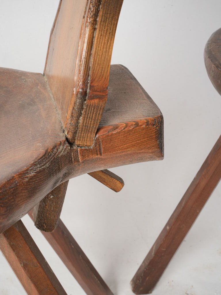 Classic folk-art motif chairs