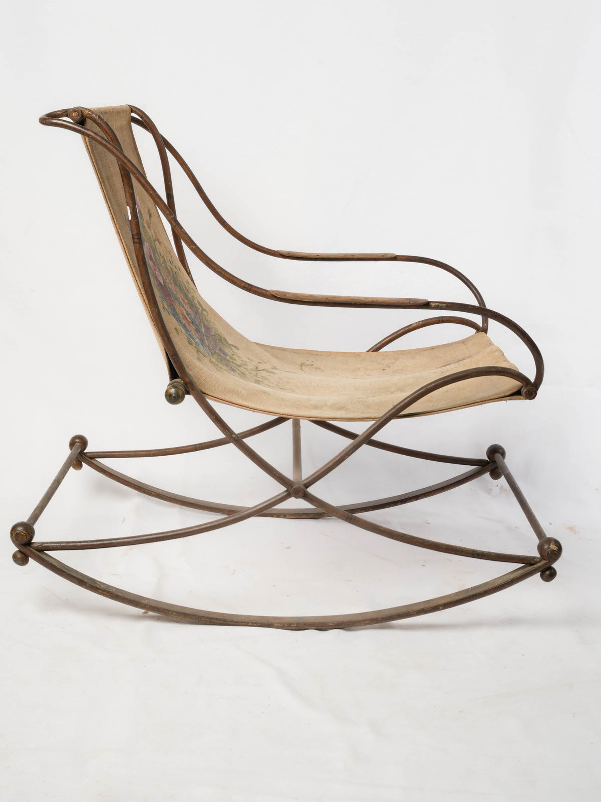 Timeworn decorative garden room chair