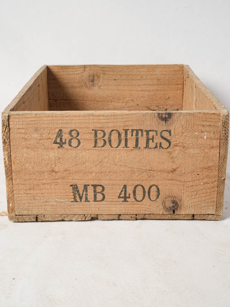 Bold-lettered vintage milk container