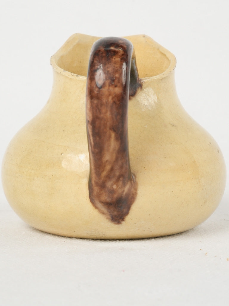 Charming aged Dieulefit sauce pitcher