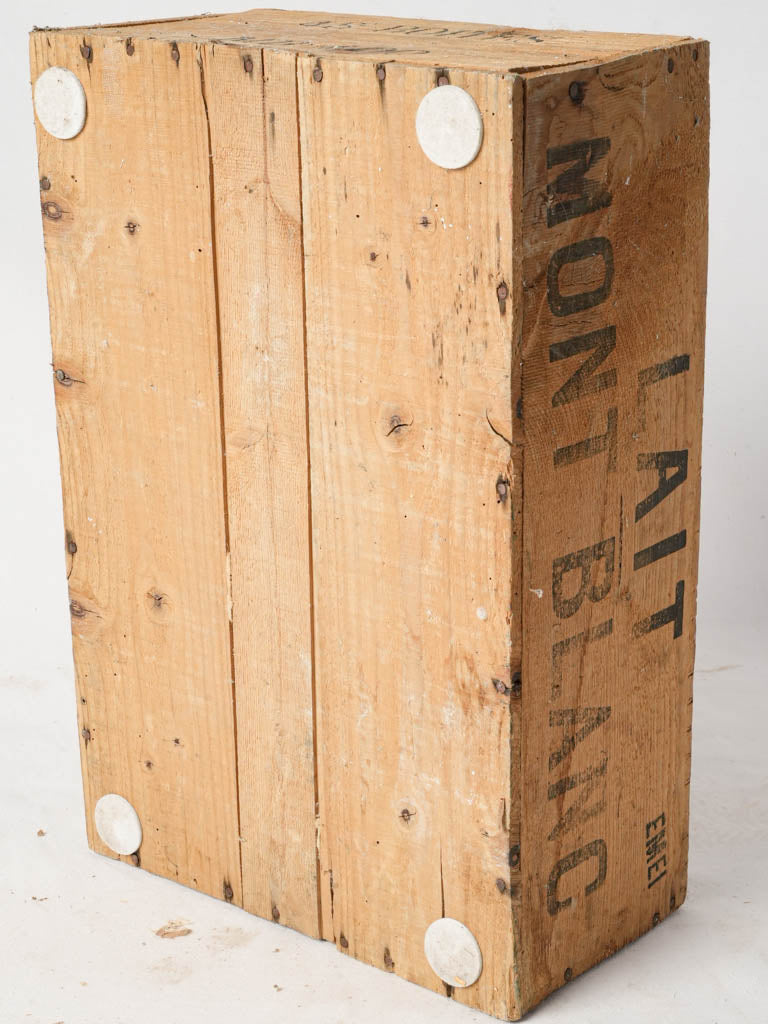Sturdy antique wooden decor piece