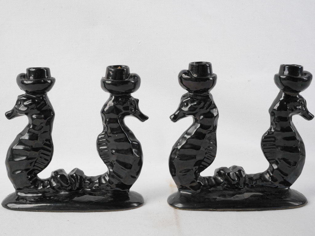 Sophisticated mid-century modern candleholders