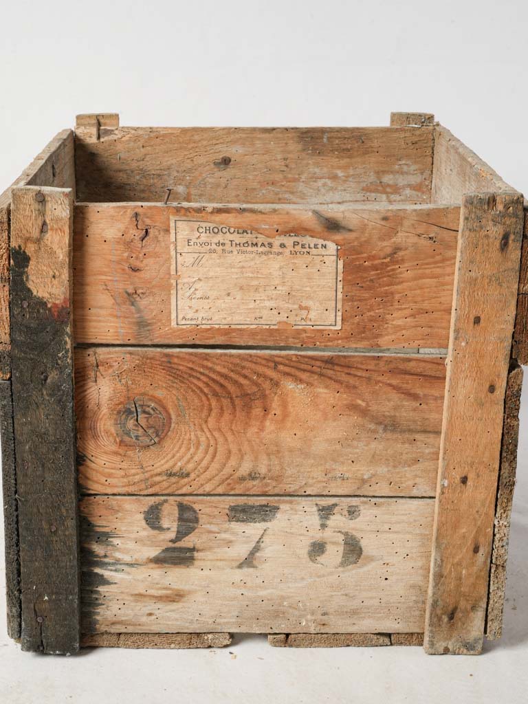 Authentic pine decorative box