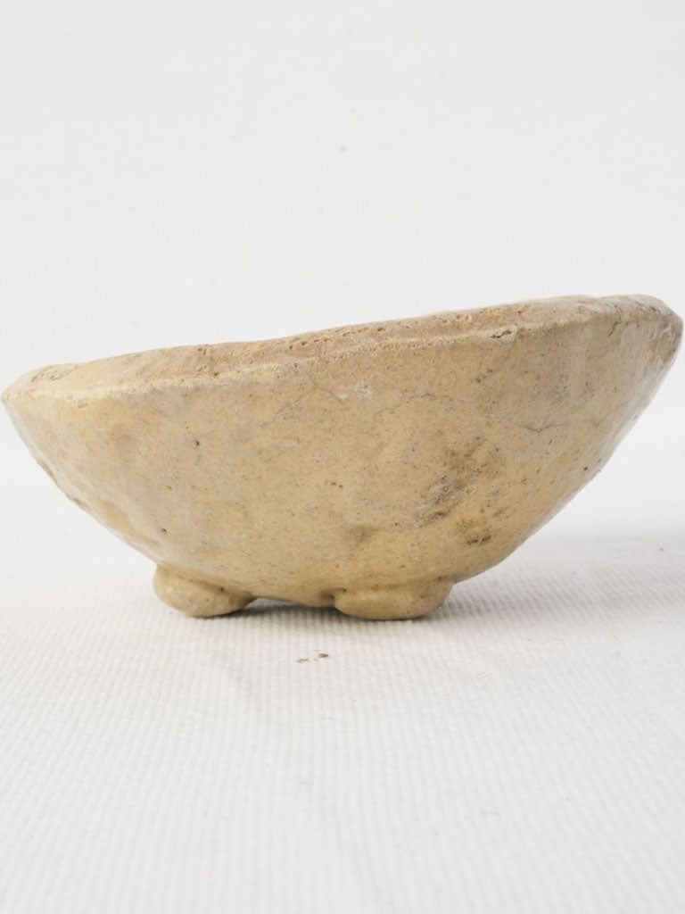 Artisan terracotta floral pastry mold