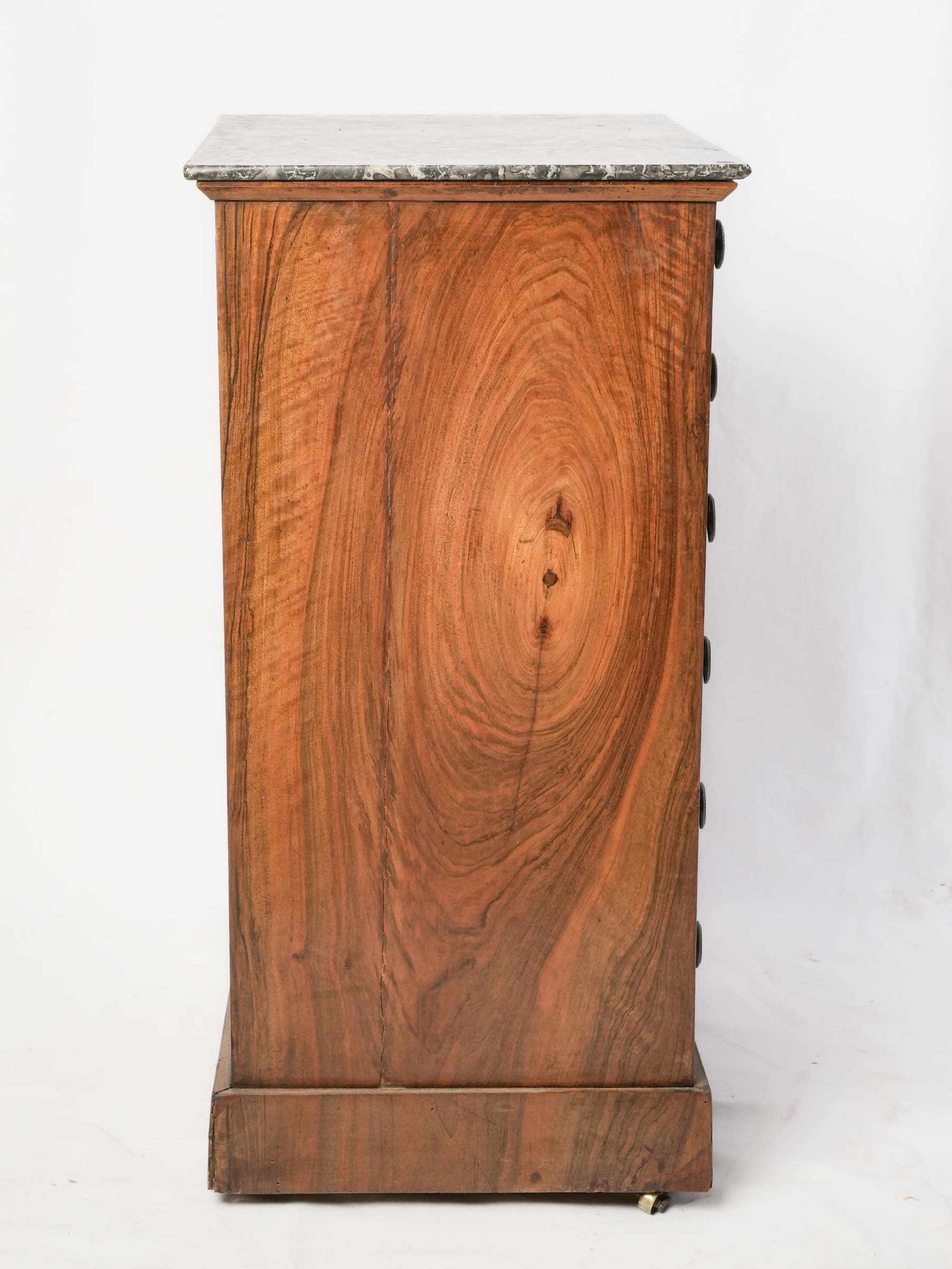 Petite French Pedestal Cabinet w/ Concealed Writing Surface, Early 19th Century - 31" x 20" x 15¼"