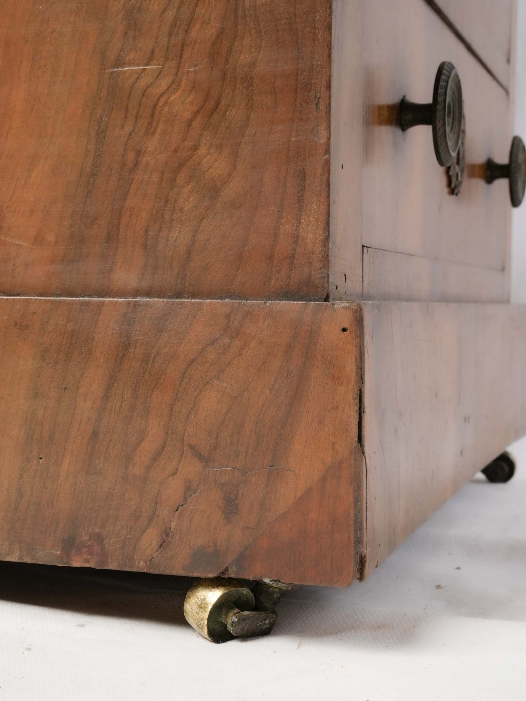 Petite French Pedestal Cabinet w/ Concealed Writing Surface, Early 19th Century - 31" x 20" x 15¼"