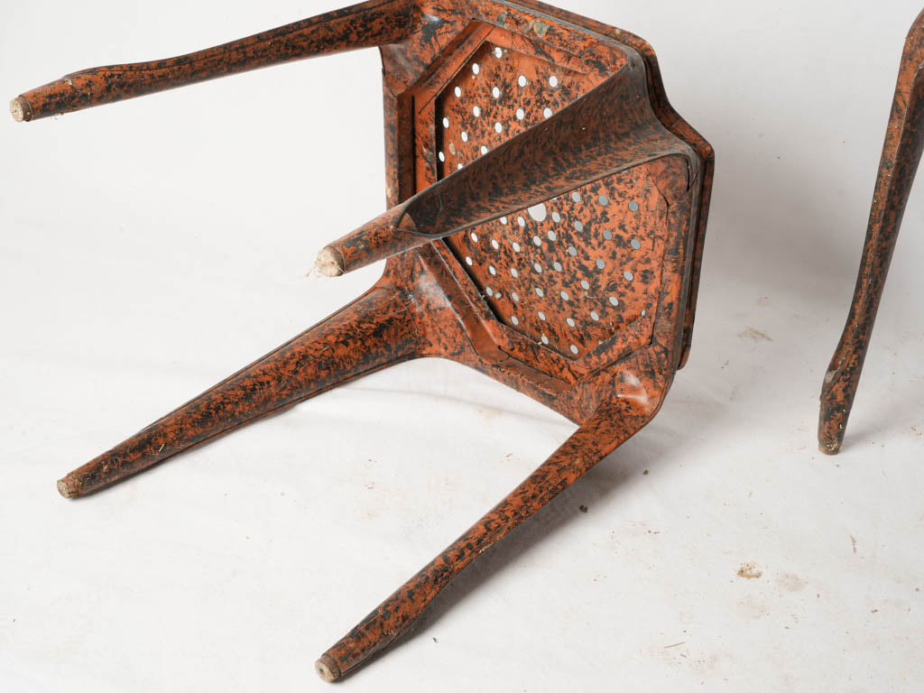Original red and black stools