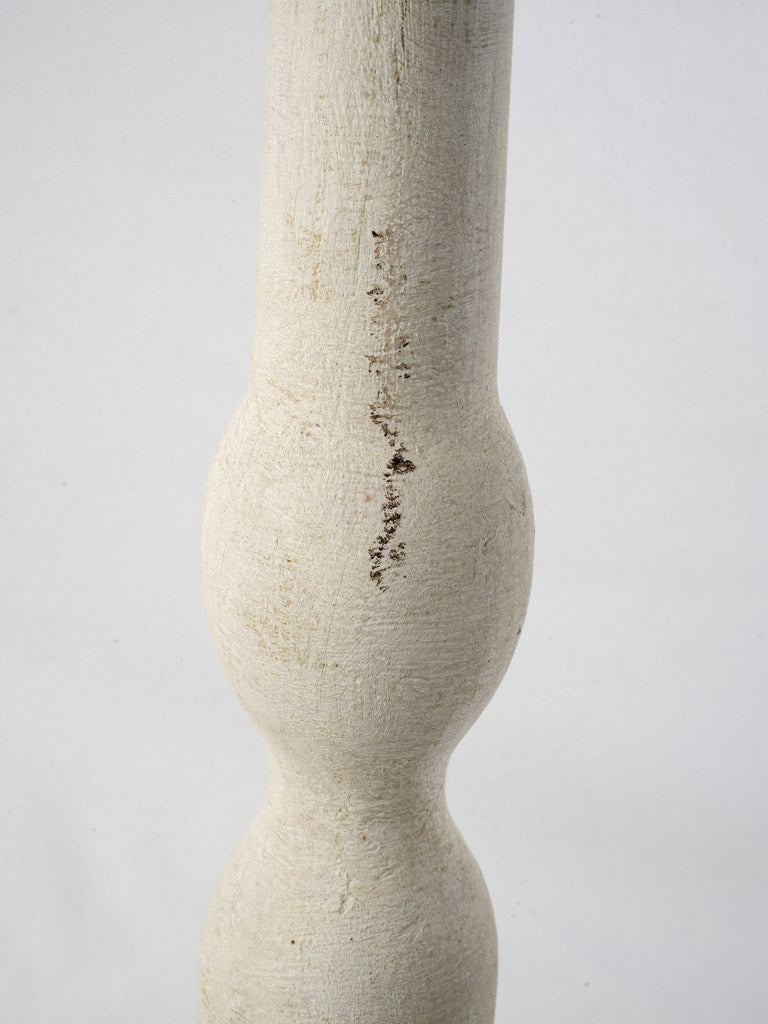 Antique tripodal base candlesticks