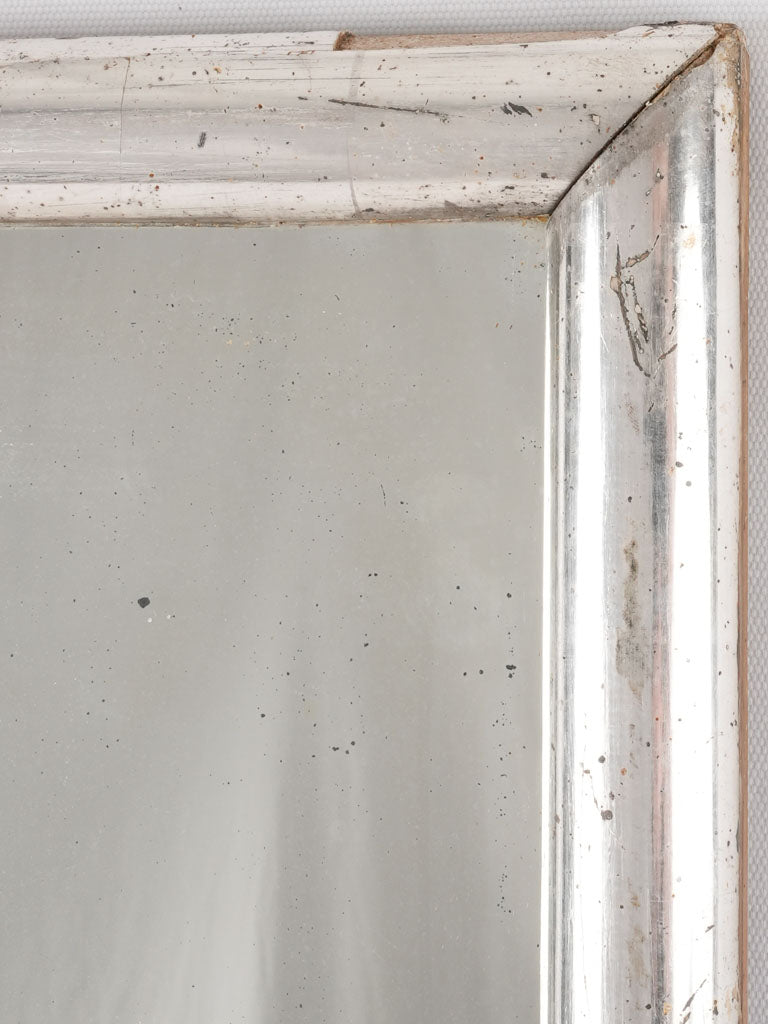 Classic French silvered bistro mirror finish