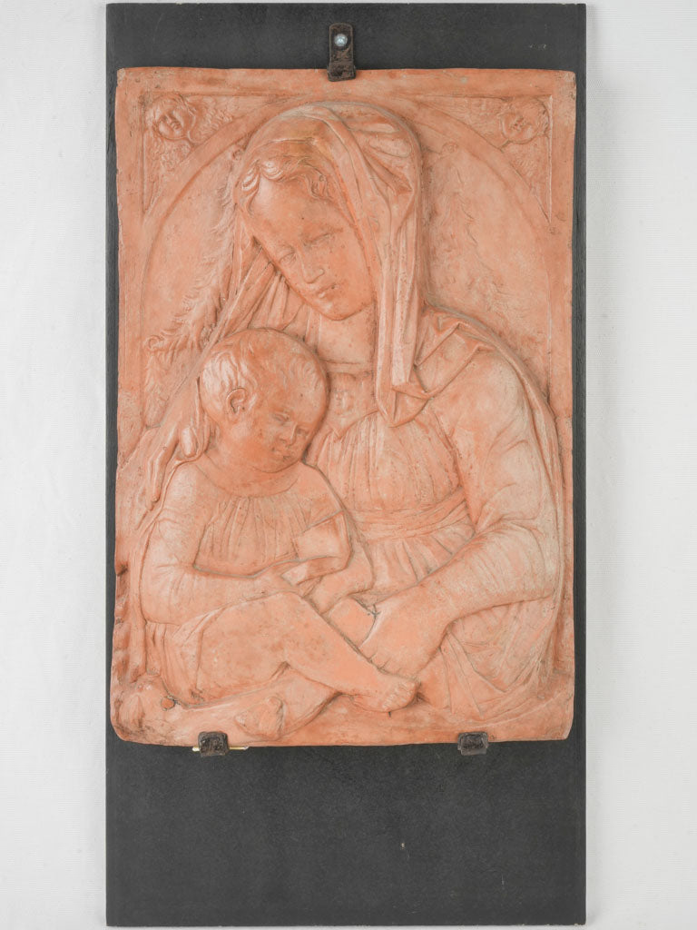 Intricate high-relief religious artwork