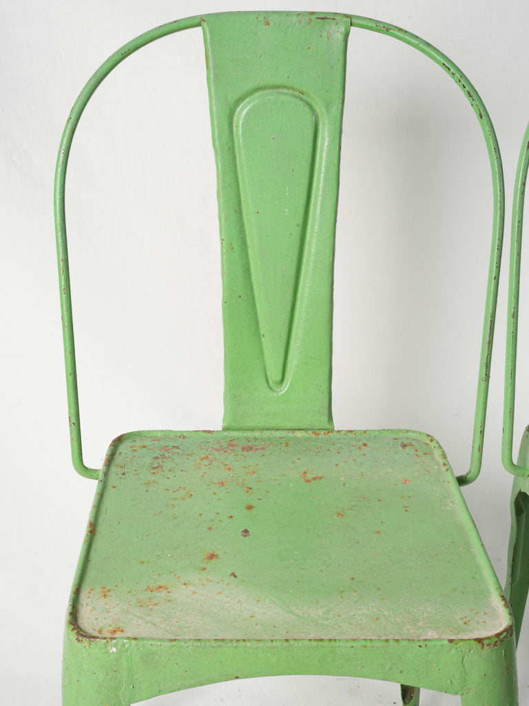 Era-defining utilitarian metal chairs