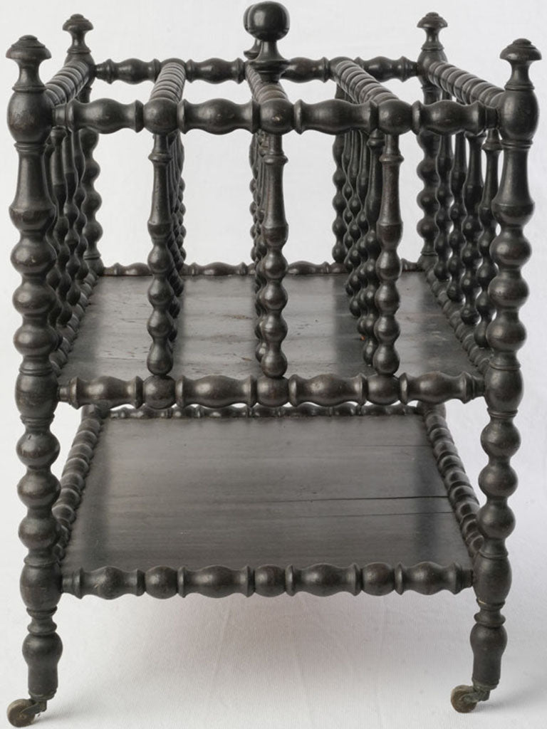 Richly finished magazine storage piece