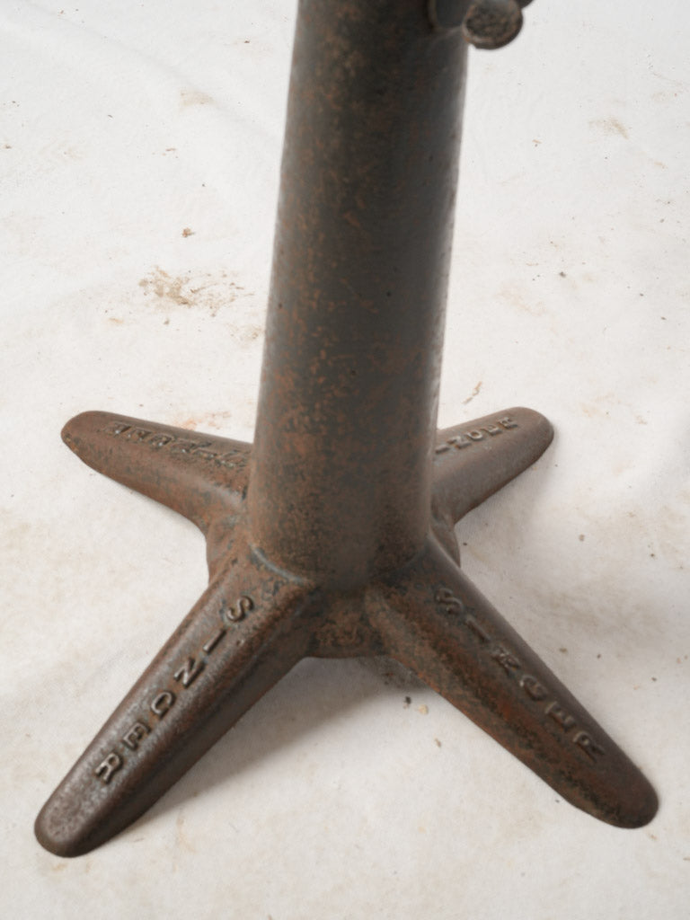 Robust industrial Singer workshop stool