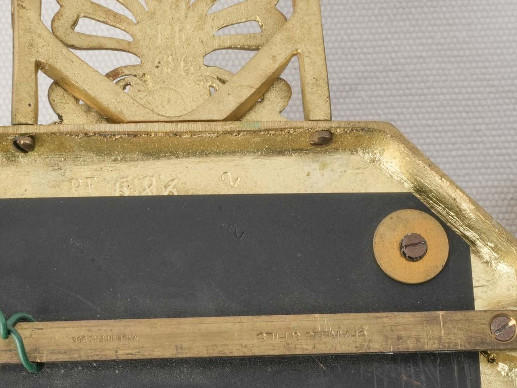 Statement gilded bronze sconces