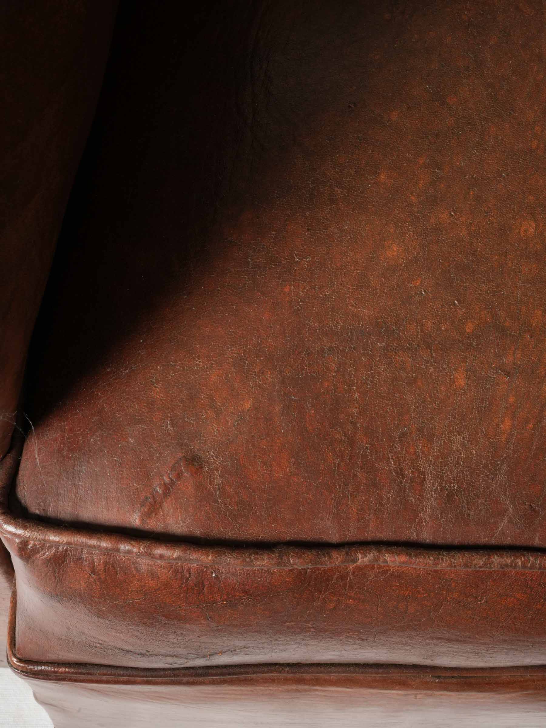 Intricately crafted historic club chair