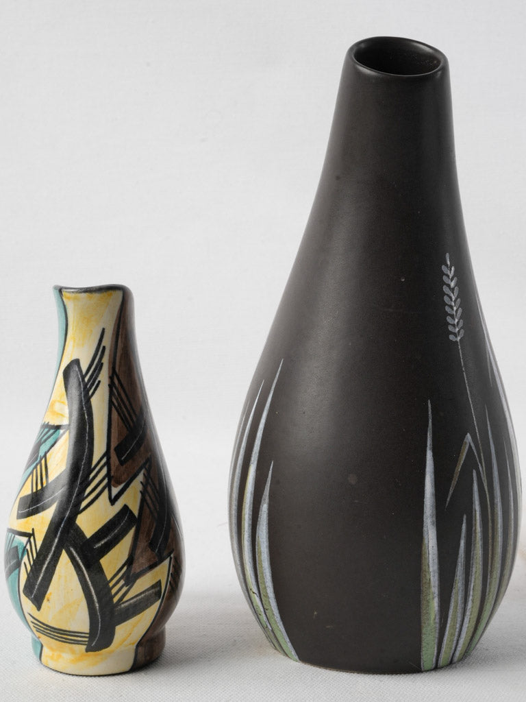 Elegant small vintage vases