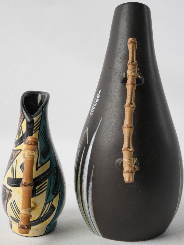 Vibrant colorful mid-century ceramics