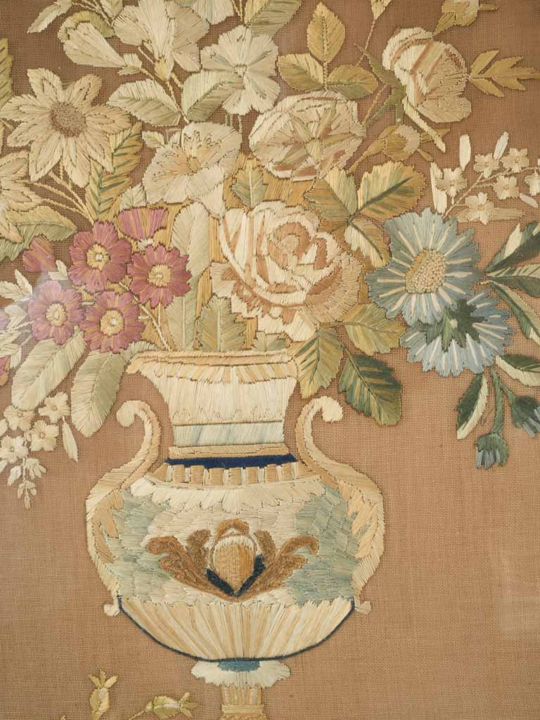 Artisan-crafted colorful woven tapestry