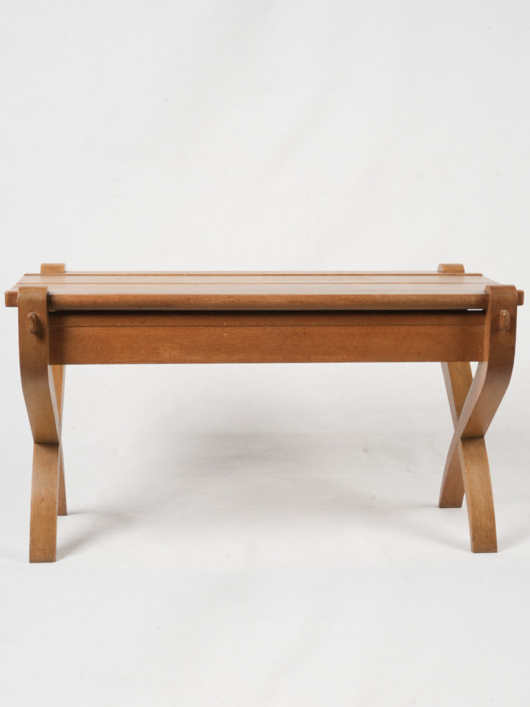 Stylish mid-century table bench