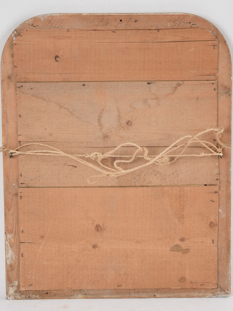 Time-worn aesthetic wall mirror