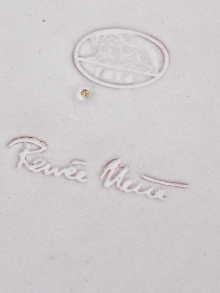 Sophisticated dual-toned ceramic platter