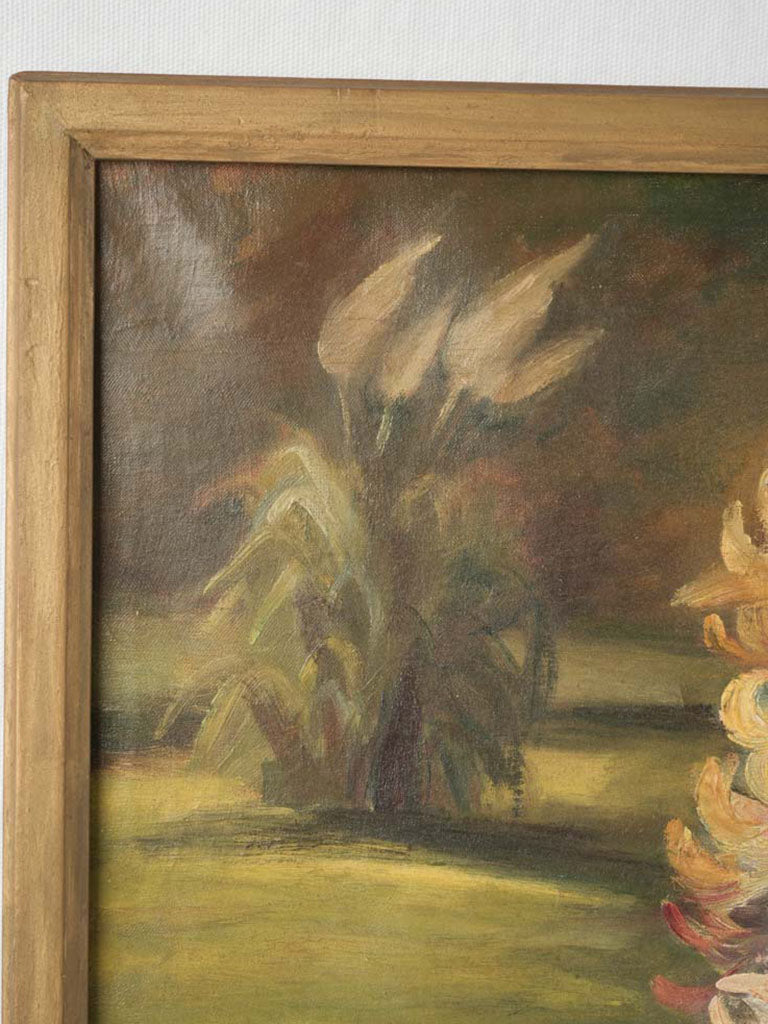 Rare Nicely Patinated Oil Painting