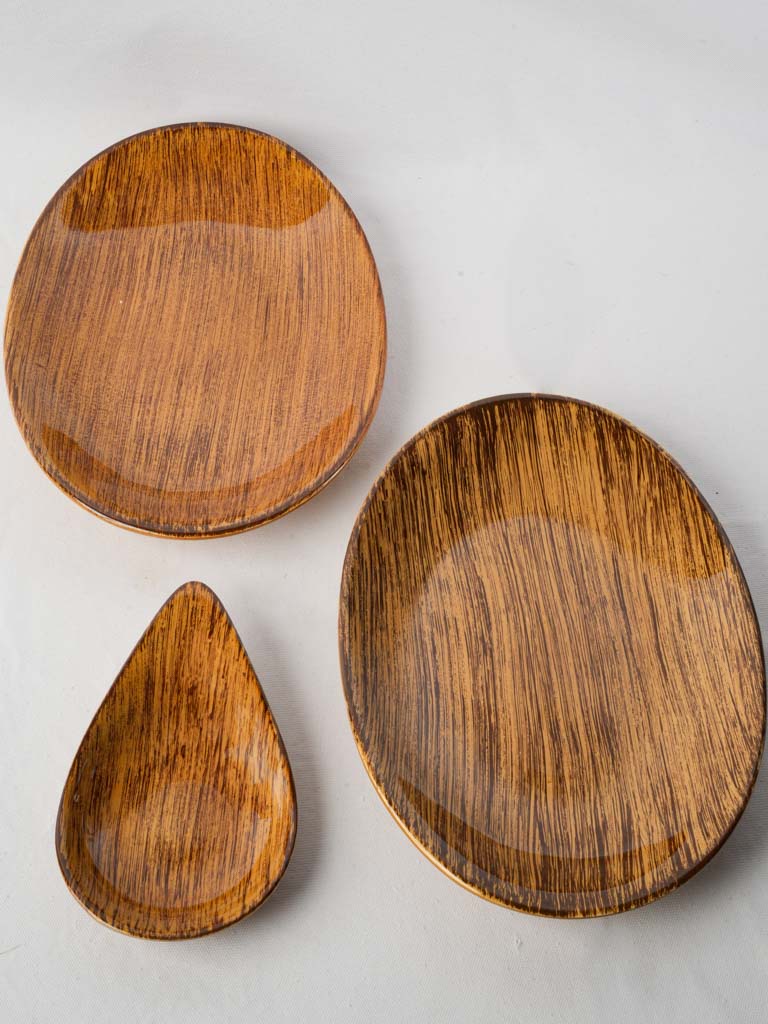 Mid-century teardrop glaze ceramics