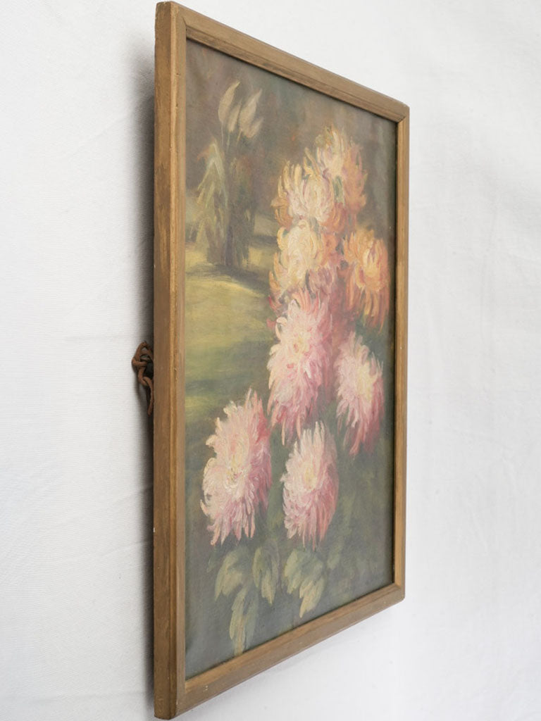 Mid-Century Oil Canvas Painting