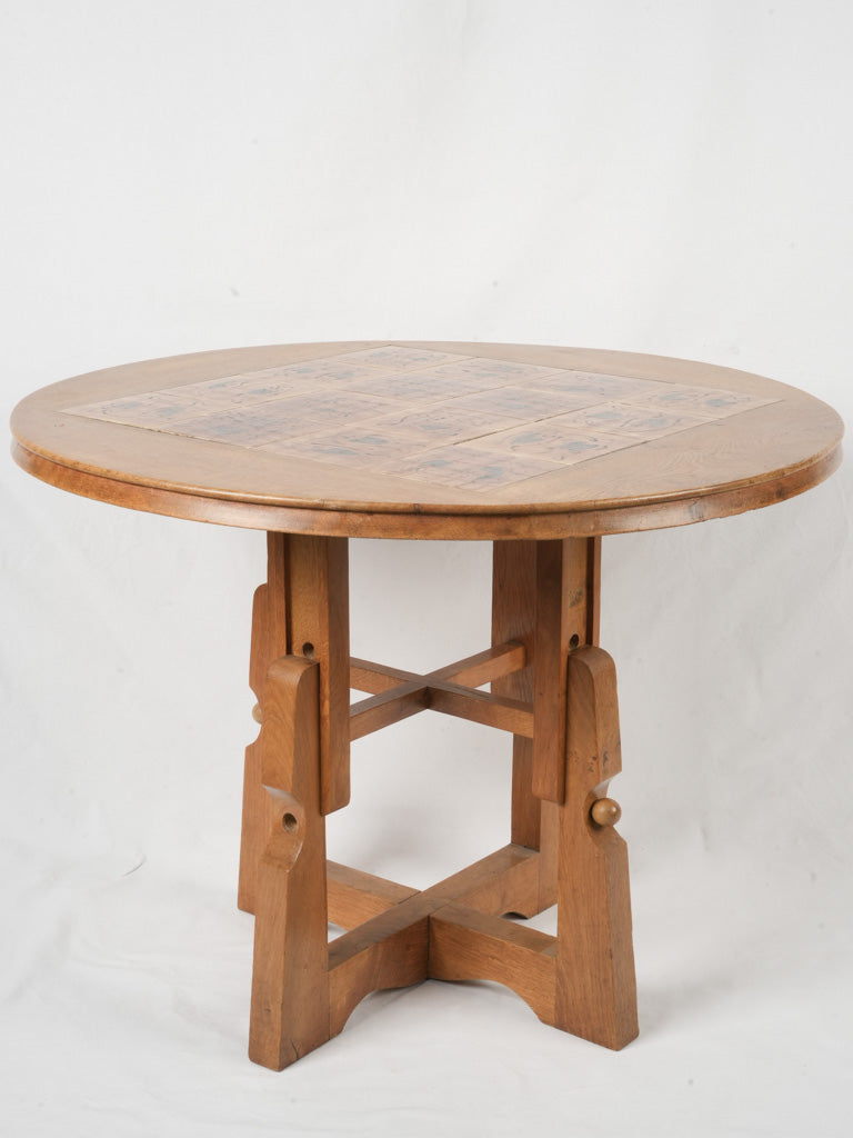 Earthy tone fish motif table