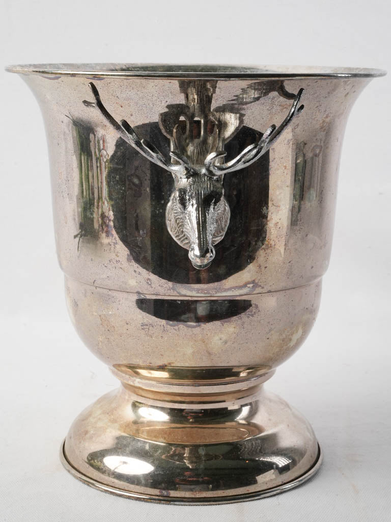 Lustrous patina ice bucket