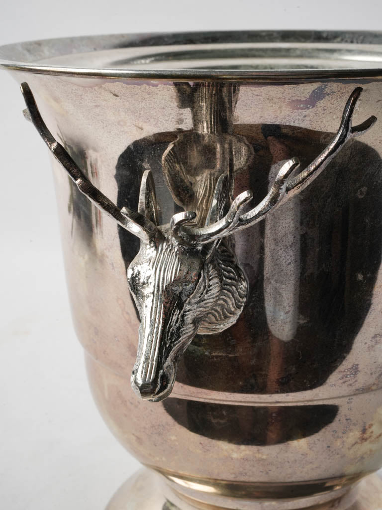 Sophisticated metal ice bucket