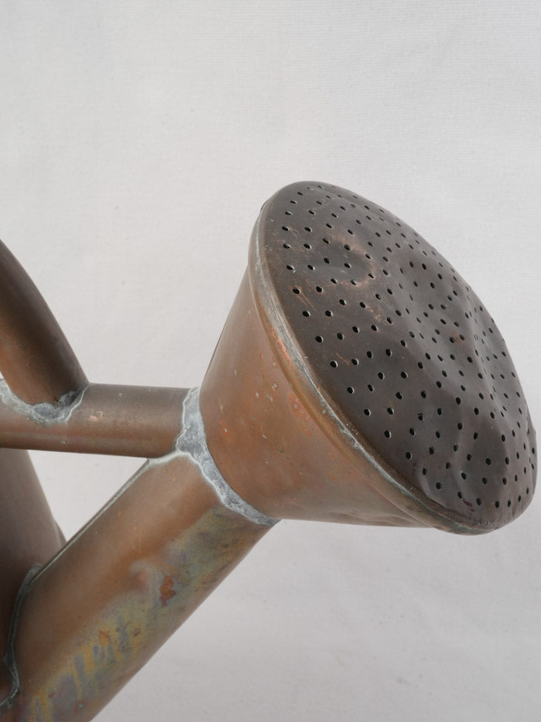 Antique French Copper Watering Can - 15¾"