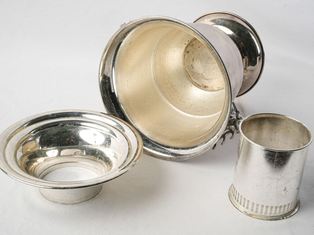 Sophisticated patina wine cooler