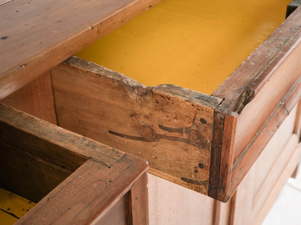Solidly constructed wooden cabinet