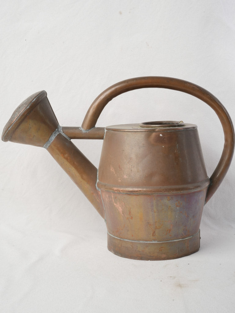 Antique French Copper Watering Can - 15¾"