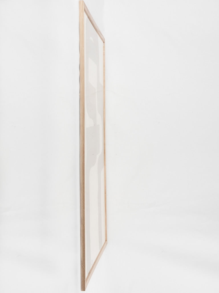Modern pastel - abstract chair - gray / green / taupe Caroline Beauzon 40½" x 28¾"