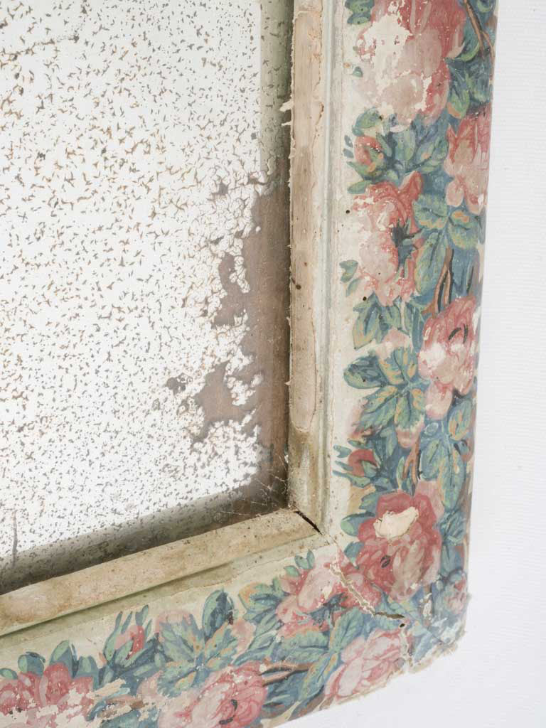 Unique timeworn decorative mirror