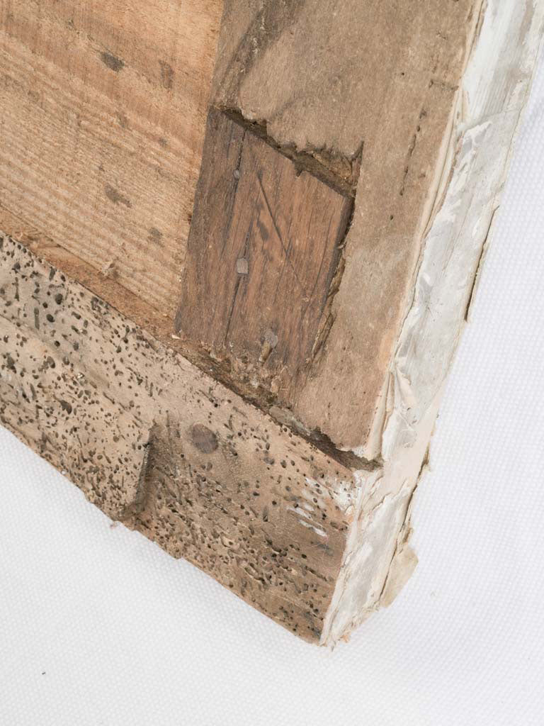 Textured historical interior mirror