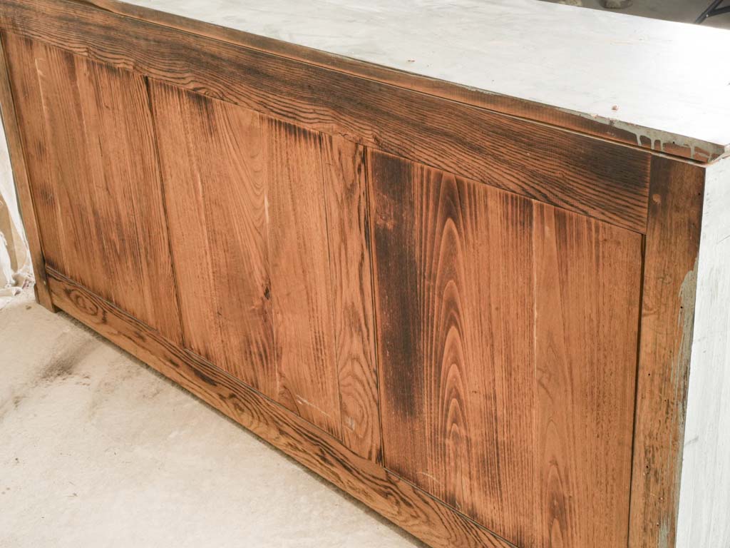Authentic eclectic French shop cabinet
