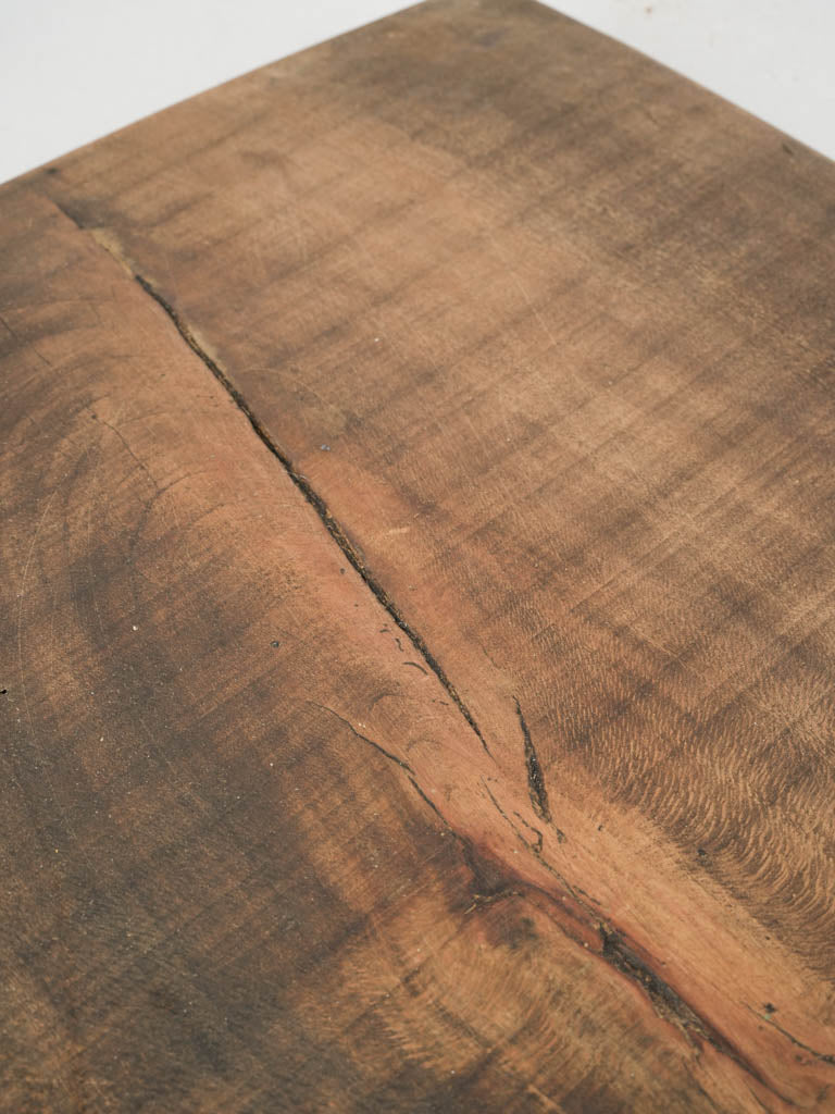 Rustic antique wooden food preparation board