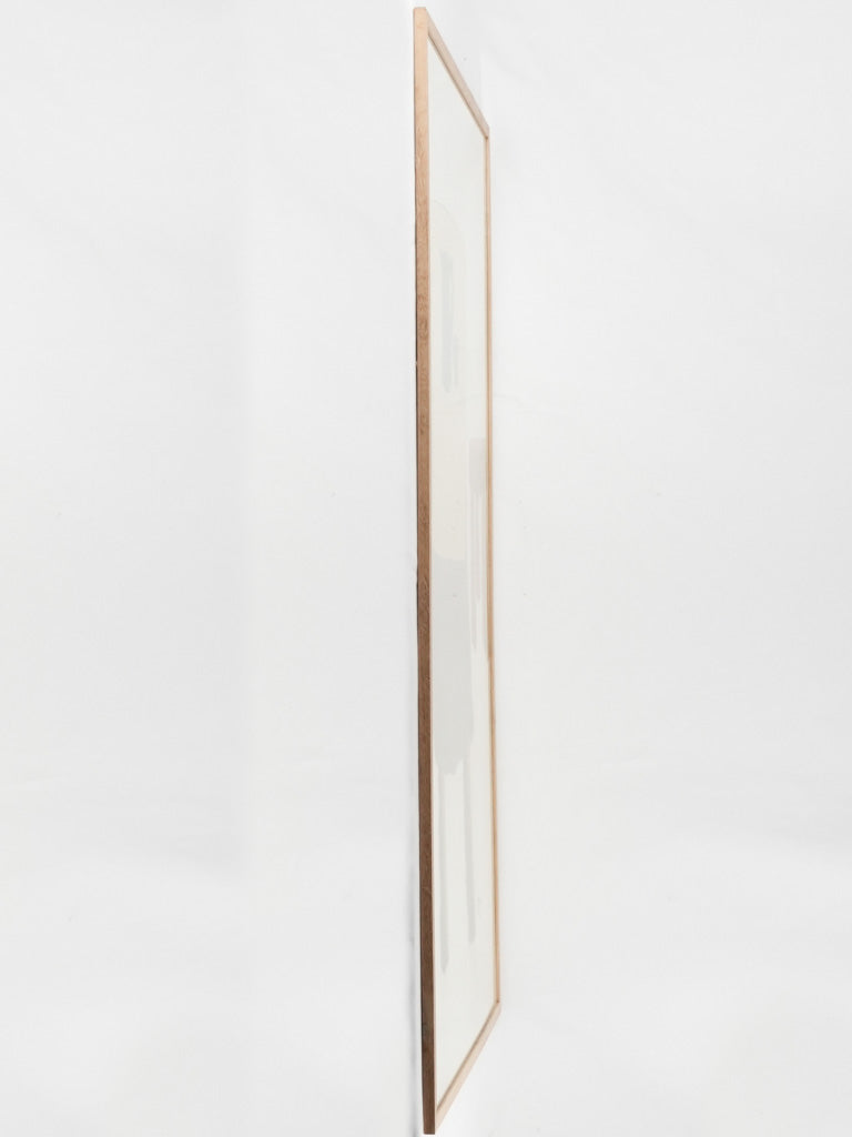 Large modern still life pitcher & cup on table w/ wooden stool - Caroline Beauzon 56¼" x 30¼"