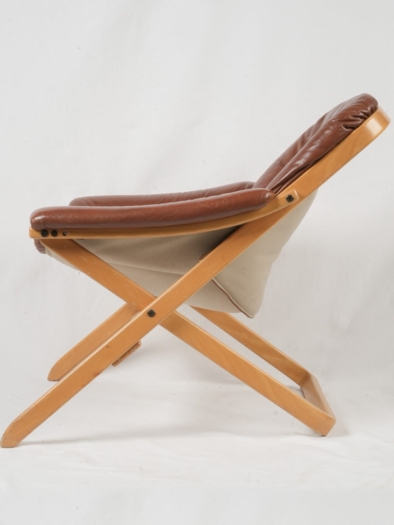 Minimalist mid-century modern armchairs