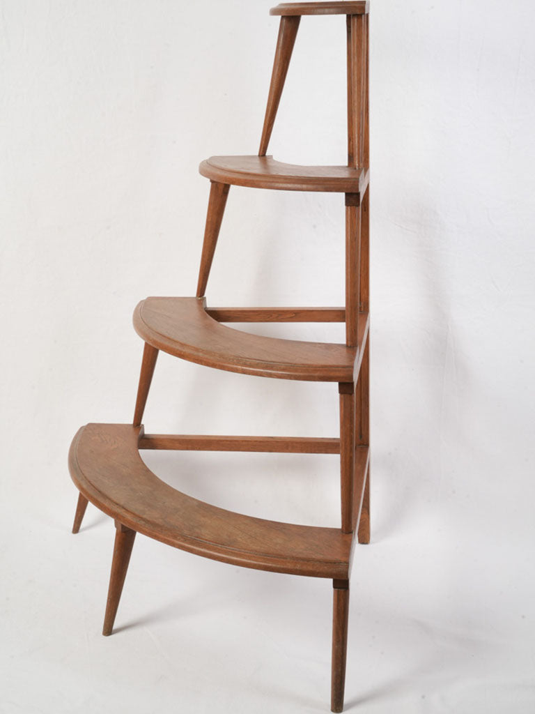 Rustic honey finish stand