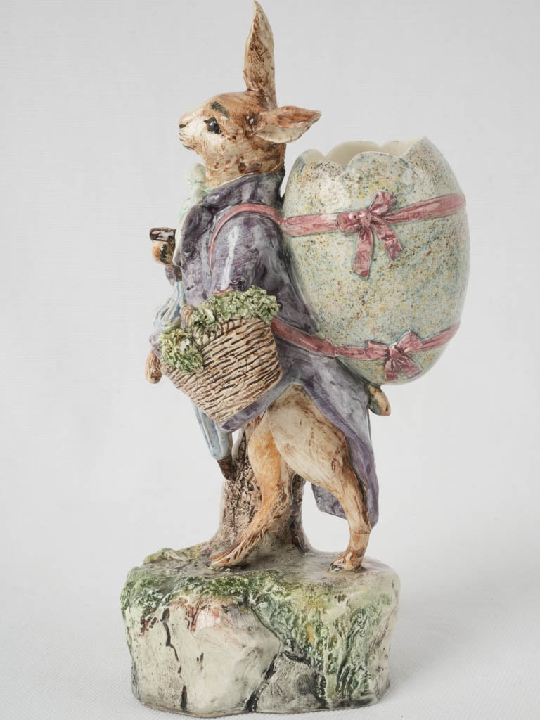 Playful and whimsical rabbit ornament
