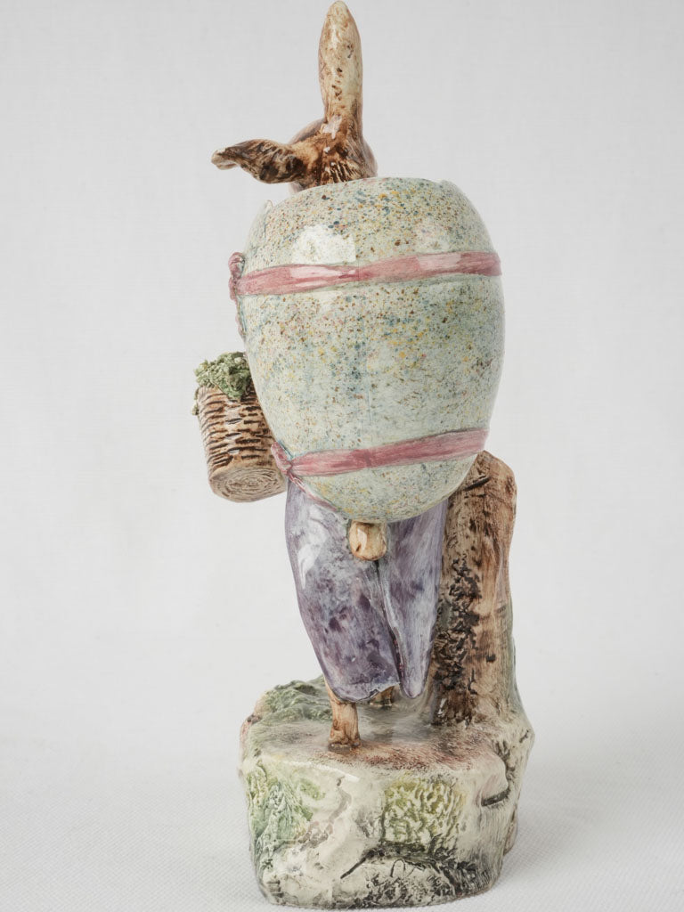 Charming antique English bunny statuette