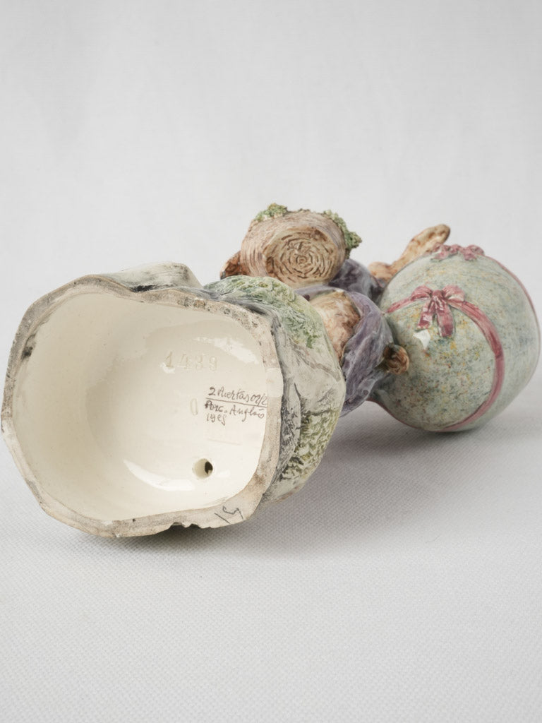 Enchanting collectible Easter-themed rabbit figurine