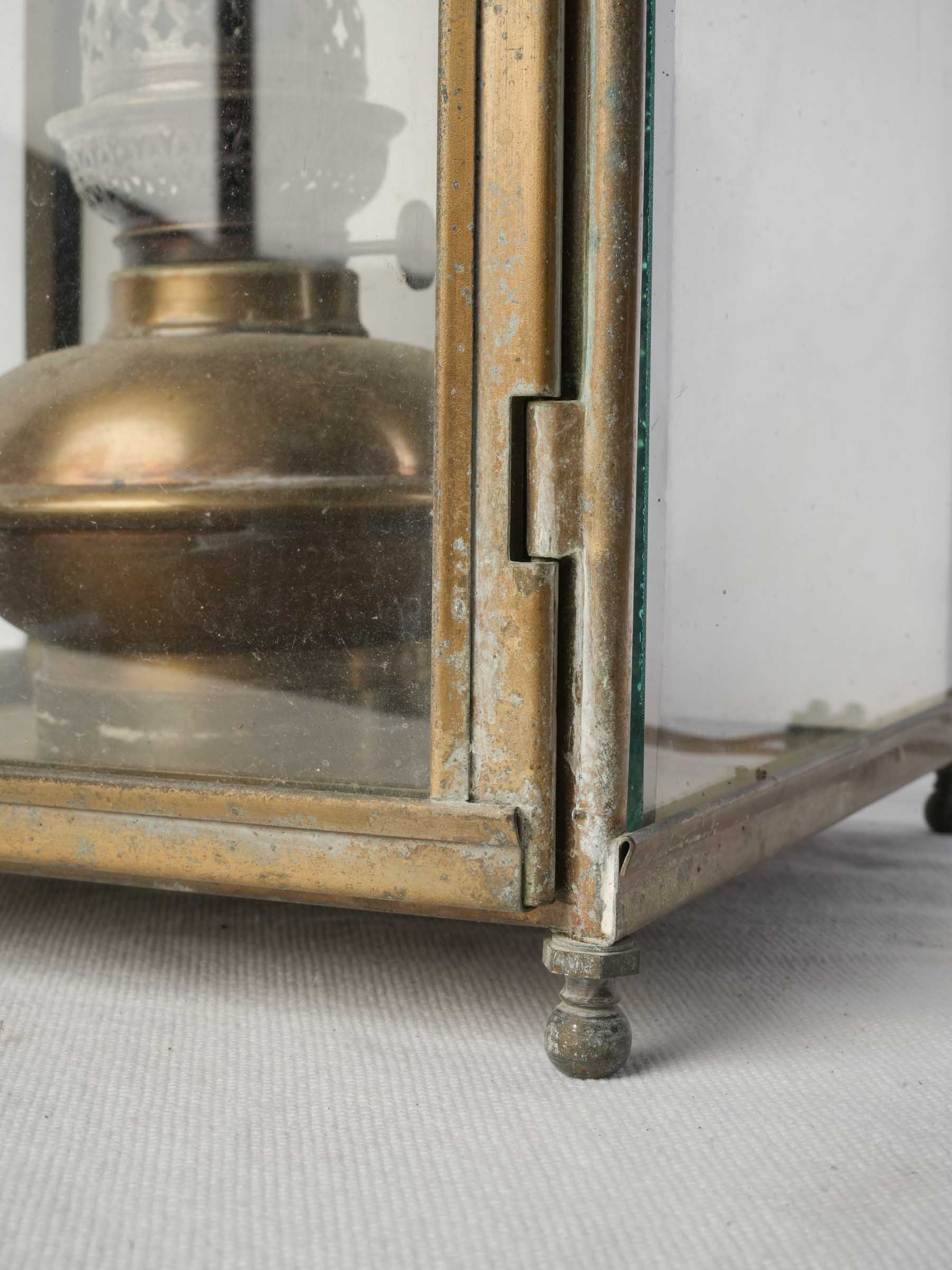 Late 19th Century French Brass Lantern - 22"